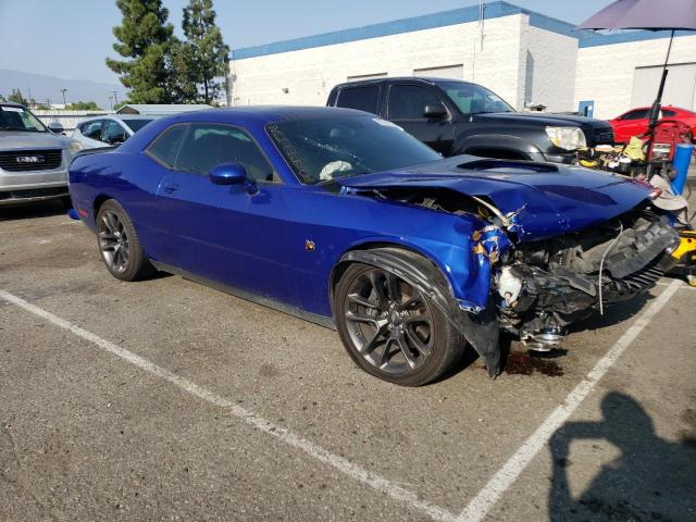 2C3CDZFJXMH563861 - 2021 DODGE CHALLENGER R/T SCAT PACK BLUE photo 4