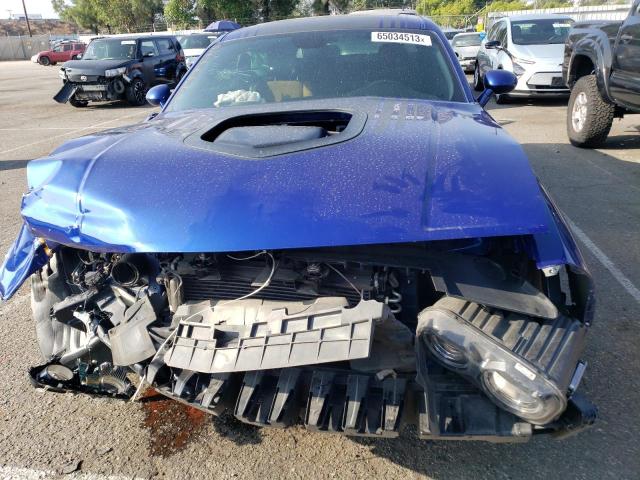 2C3CDZFJXMH563861 - 2021 DODGE CHALLENGER R/T SCAT PACK BLUE photo 5