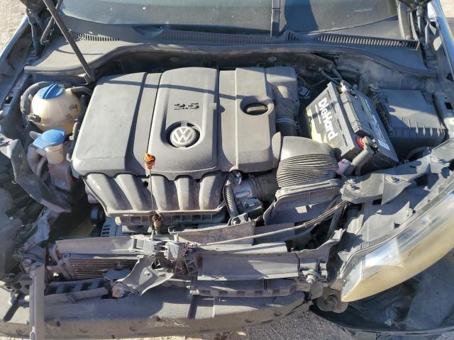 WVWDA7AJ1DW022719 - 2013 VOLKSWAGEN GOLF GRAY photo 11