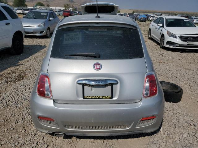 3C3CFFBR7CT280490 - 2012 FIAT 500 SPORT SILVER photo 6