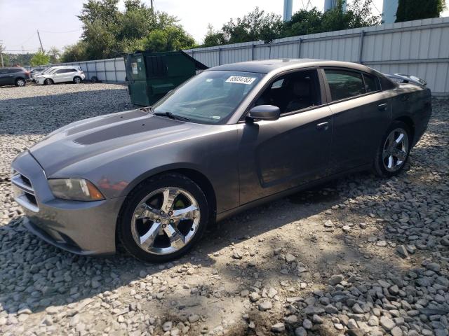 2B3CL3CG1BH504068 - 2011 DODGE CHARGER GRAY photo 1