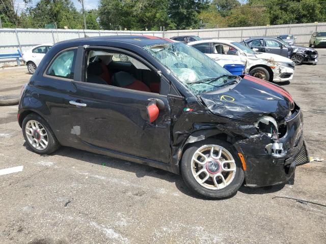 3C3CFFAR2CT108823 - 2012 FIAT 500 POP BLACK photo 4