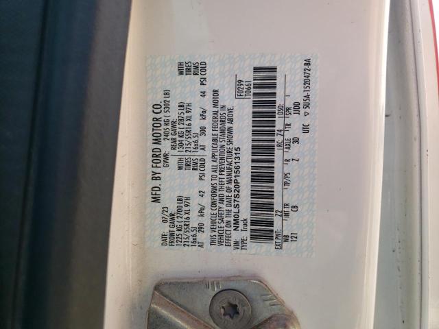 NM0LS7S20P1561315 - 2023 FORD TRANSIT CO XL RED photo 14