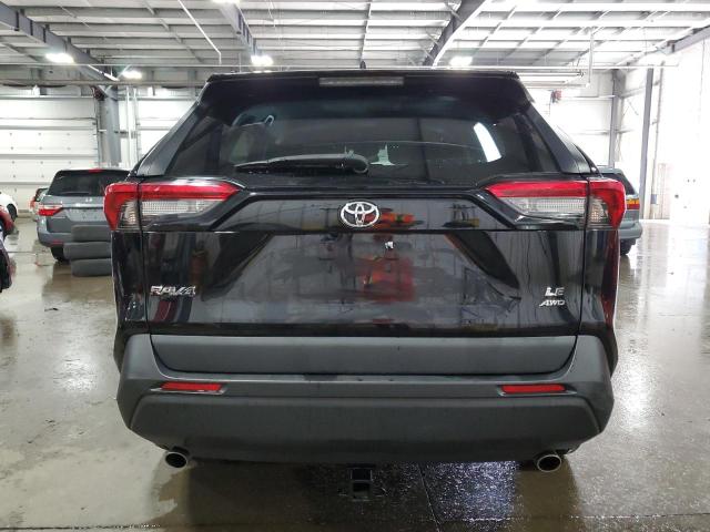 2T3G1RFV5KC004113 - 2019 TOYOTA RAV4 LE Чорний фото 6