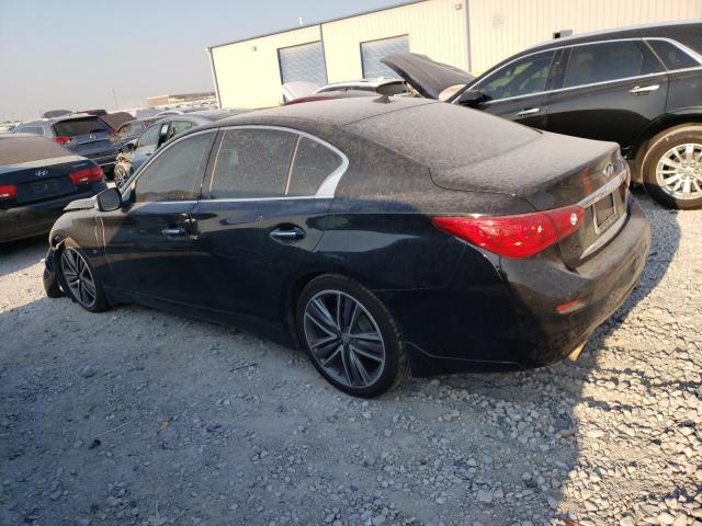 JN1BV7AP1EM687894 - 2014 INFINITI Q50 BASE BLACK photo 2