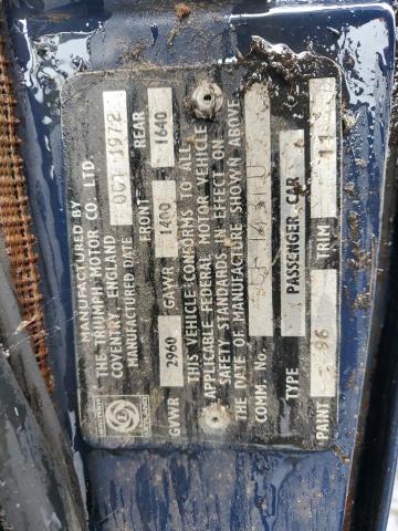 CF1431U - 1973 TRIUMPH CAR TR6 BLUE photo 12