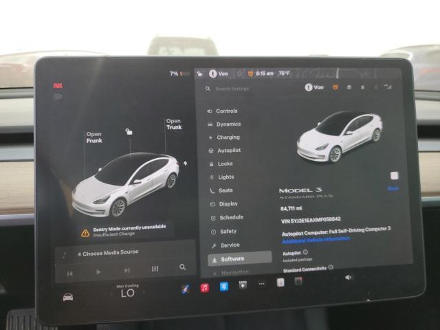 5YJ3E1EAXMF058842 - 2021 TESLA MODEL 3 Ağ foto 9