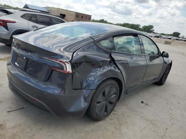 5YJ3E1EA2SF034306 - 2025 TESLA MODEL 3 灰色 照片 3