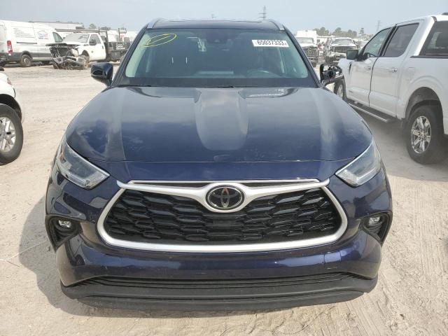 5TDGZRAH7MS084429 - 2021 TOYOTA HIGHLANDER XLE Կապույտ լուսանկար 5