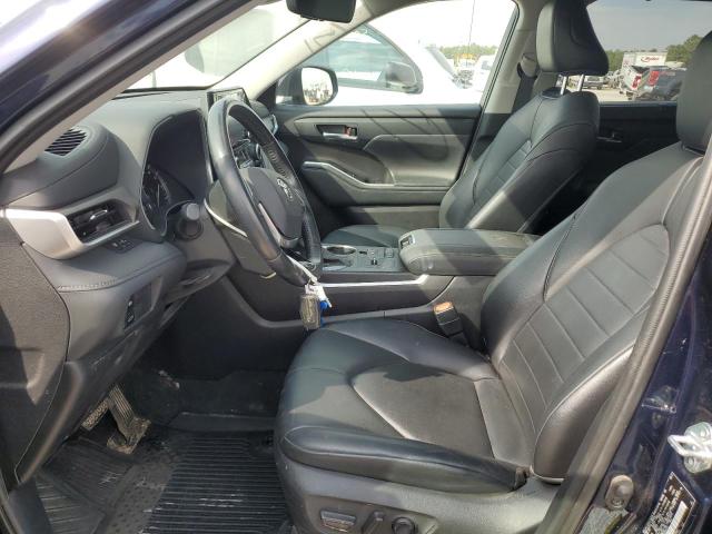 5TDGZRAH7MS084429 - 2021 TOYOTA HIGHLANDER XLE Կապույտ լուսանկար 7