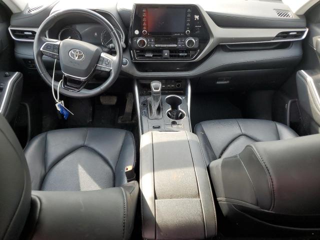 5TDGZRAH7MS084429 - 2021 TOYOTA HIGHLANDER XLE Կապույտ լուսանկար 8