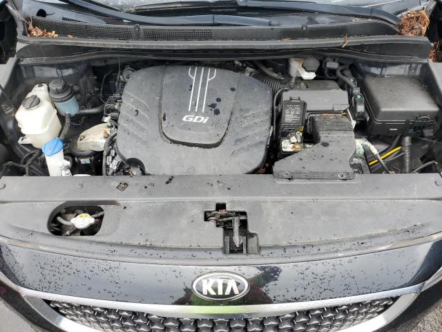 KNDMB5C19H6336249 - 2017 KIA SEDONA LX BLACK photo 12