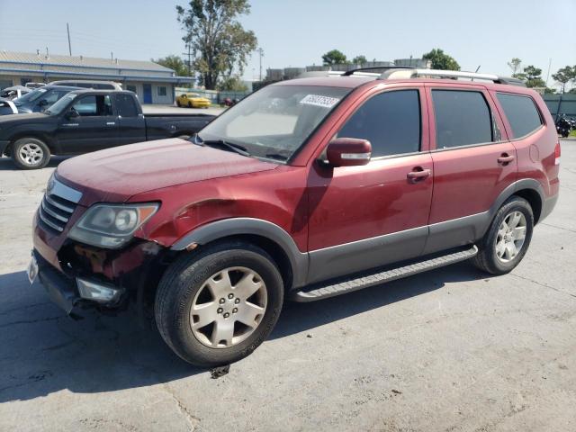 KNDJJ741195016513 - 2009 KIA BORREGO LX RED photo 1