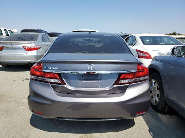 19XFB2F94FE234941 - 2015 HONDA CIVIC EXL ნაცრისფერი ფოტო 6