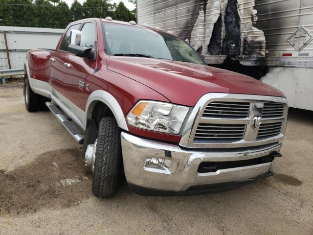 3C63DRJLXCG344862 - 2012 DODGE RAM PICKUP LARAMIE BURGUNDY photo 4