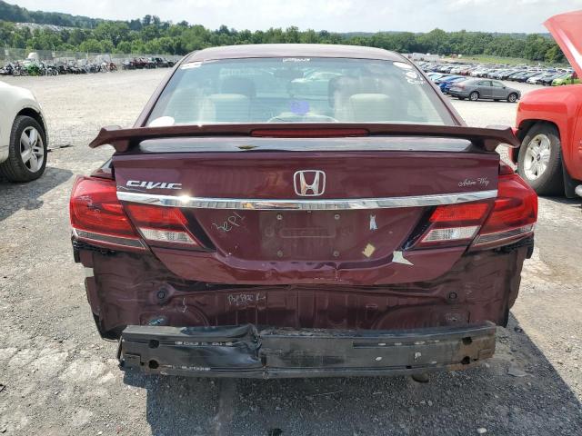 2HGFB2F8XDH557904 - 2013 HONDA CIVIC EX 栗色 照片 6