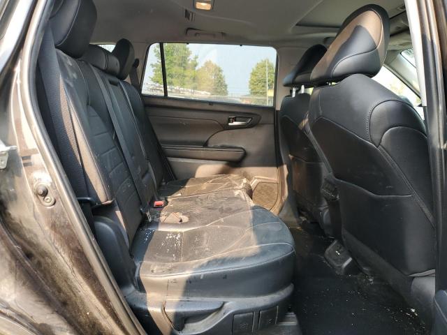 5TDHZRBH4MS113498 - 2021 TOYOTA HIGHLANDER XLE BLACK photo 10