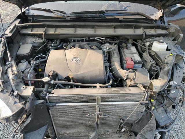 5TDHZRBH4MS113498 - 2021 TOYOTA HIGHLANDER XLE BLACK photo 11