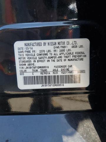 JN1BV7AP1EM689516 - 2014 INFINITI Q50 BASE BLACK photo 12