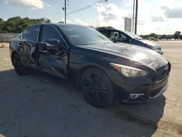 JN1BV7AP1EM689516 - 2014 INFINITI Q50 BASE BLACK photo 4
