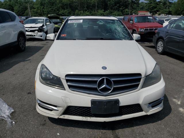 WDDGF8AB7EA931775 - 2014 MERCEDES-BENZ C 300 4MATIC WHITE photo 5