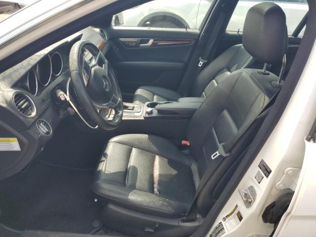 WDDGF8AB7EA931775 - 2014 MERCEDES-BENZ C 300 4MATIC WHITE photo 7
