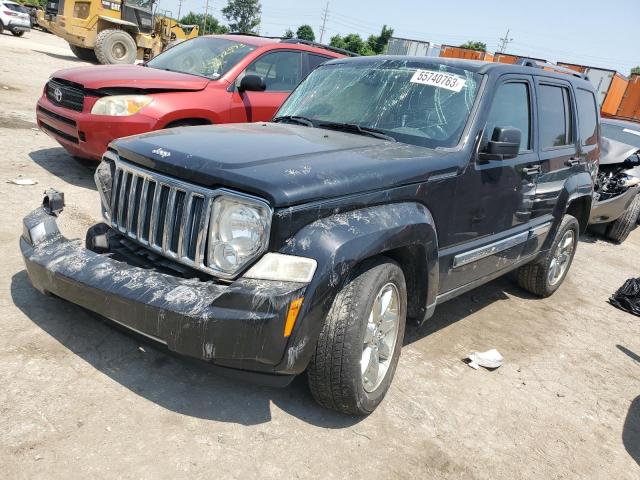 1C4PJMCK3CW118075 - 2012 JEEP LIBERTY LIMITED BLACK photo 1