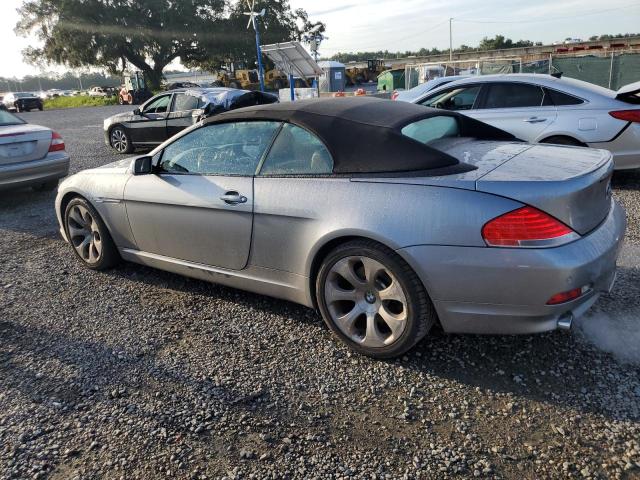 WBAEK73445B328599 - 2005 BMW 645 CI AUTOMATIC SILVER photo 2