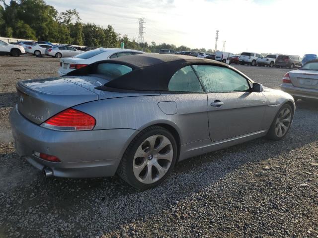 WBAEK73445B328599 - 2005 BMW 645 CI AUTOMATIC SILVER photo 3
