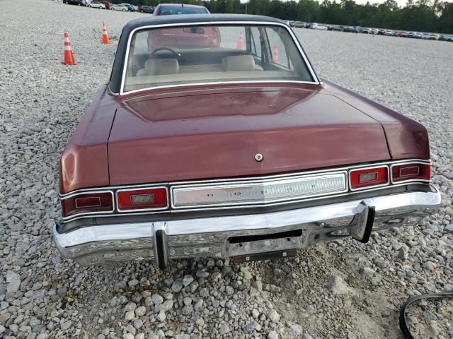 LH41C4R270079 - 1974 DODGE DART MAROON photo 6