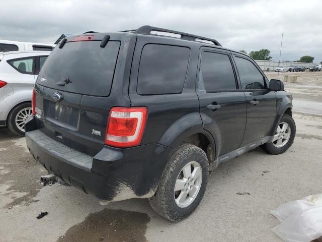 1FMCU0DG7CKB71552 - 2012 FORD ESCAPE XLT BLACK photo 3