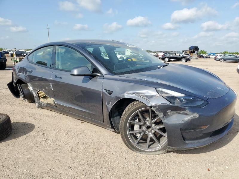 5YJ3E1EA7PF613721 - 2023 TESLA MODEL 3 CHARCOAL photo 4