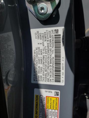 2HGFE2F58PH522764 - 2023 HONDA CIVIC SPORT Сұр фото 12