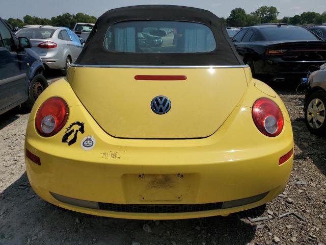 3VWRF31Y58M412903 - 2008 VOLKSWAGEN NEW BEETLE CONVERTIBLE SE YELLOW photo 6