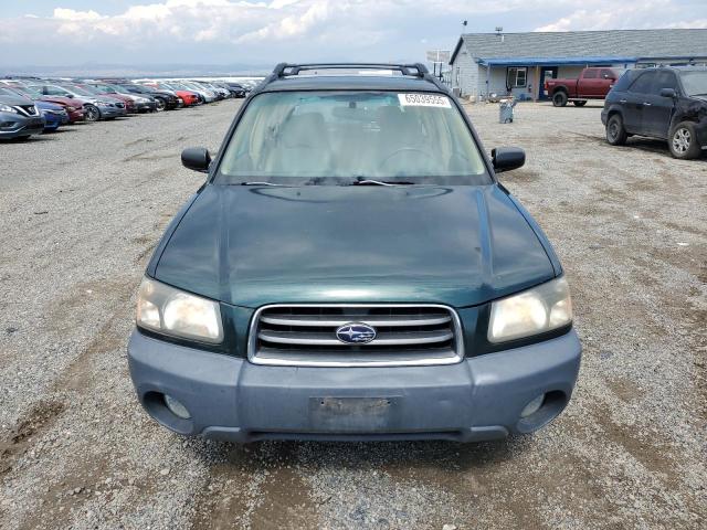 JF1SG636X5H715969 - 2005 SUBARU FORESTER 2.5X მწვანე ფოტო 5