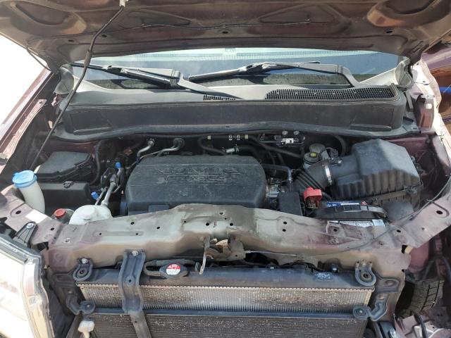 5FNYF4H52CB080724 - 2012 HONDA PILOT EXL Bənövşəyi foto 11