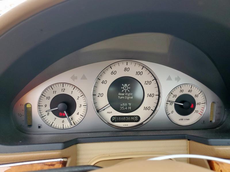 WDBUF87X28B268760 - 2008 MERCEDES-BENZ E 350 4MATIC TAN photo 9