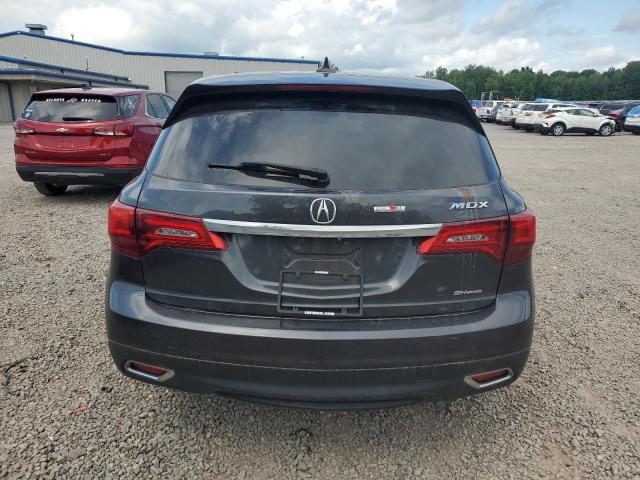 5FRYD4H24EB020022 - 2014 ACURA MDX GRAY photo 6