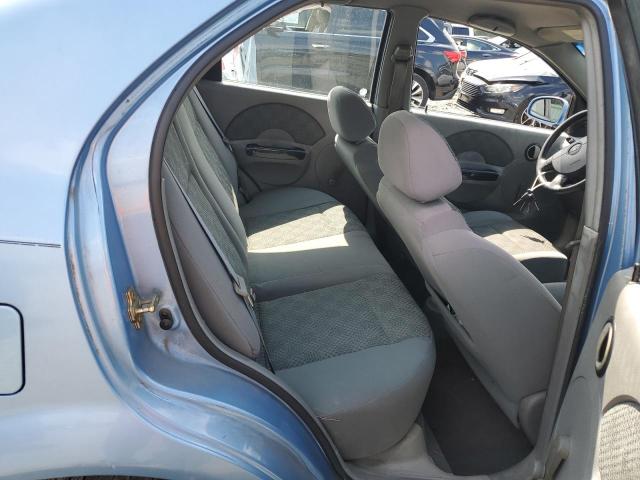KL1TD52645B323485 - 2005 CHEVROLET AVEO BASE BLUE photo 10