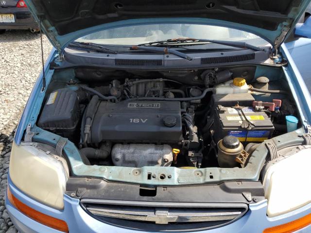 KL1TD52645B323485 - 2005 CHEVROLET AVEO BASE BLUE photo 11