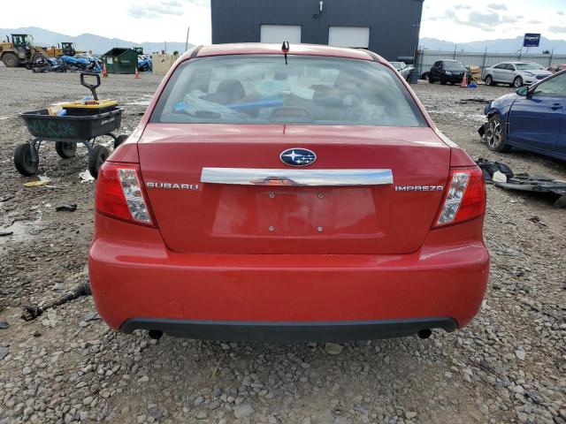 JF1GE61659H509284 - 2009 SUBARU IMPREZA 2.5I RED photo 6