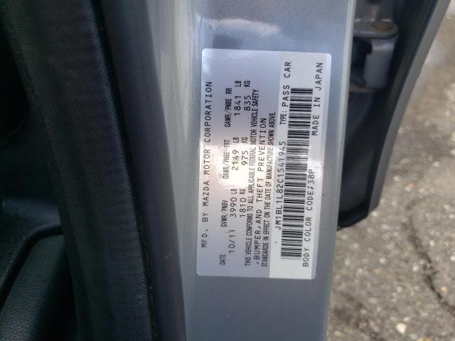 JM1BL1L82C1541945 - 2012 MAZDA 3 I SILVER photo 12