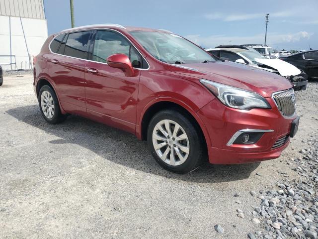 LRBFXBSA3HD007440 - 2017 BUICK ENVISION ESSENCE برغندي صورة 4