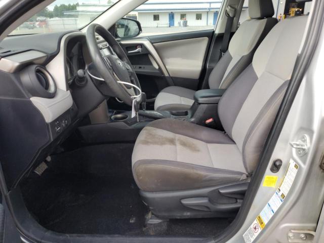 2T3RFREV3EW215650 - 2014 TOYOTA RAV4 XLE SILVER photo 7