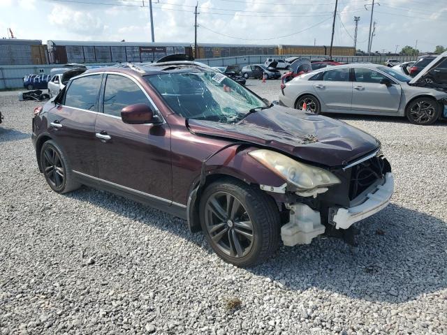 JN1AJ0HR1BM854191 - 2011 INFINITI EX35 BASE MAROON photo 4