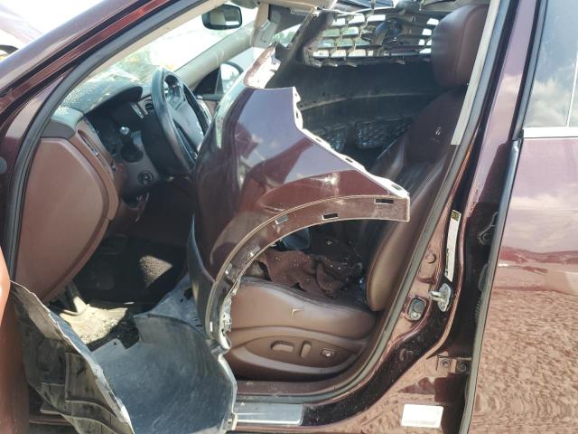 JN1AJ0HR1BM854191 - 2011 INFINITI EX35 BASE MAROON photo 7