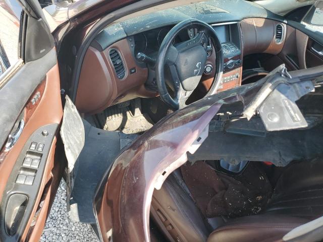 JN1AJ0HR1BM854191 - 2011 INFINITI EX35 BASE MAROON photo 8