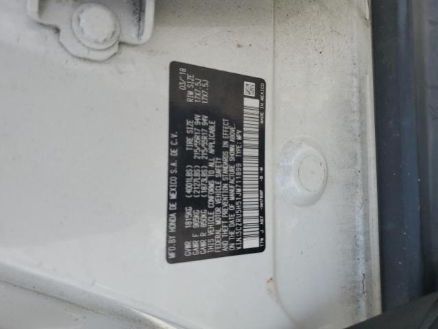 3CZRU5H51JM711899 - 2018 HONDA HR-V EX WHITE photo 12