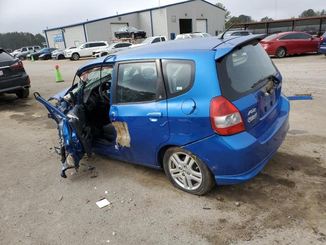 JHMGD38648S048788 - 2008 HONDA FIT SPORT BLUE photo 3