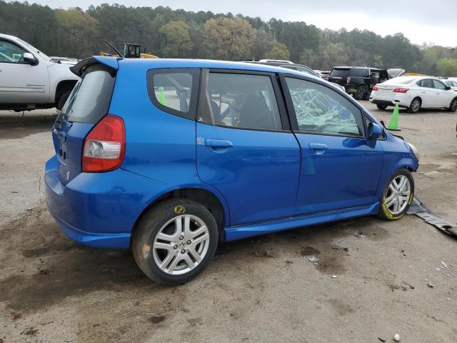 JHMGD38648S048788 - 2008 HONDA FIT SPORT BLUE photo 6